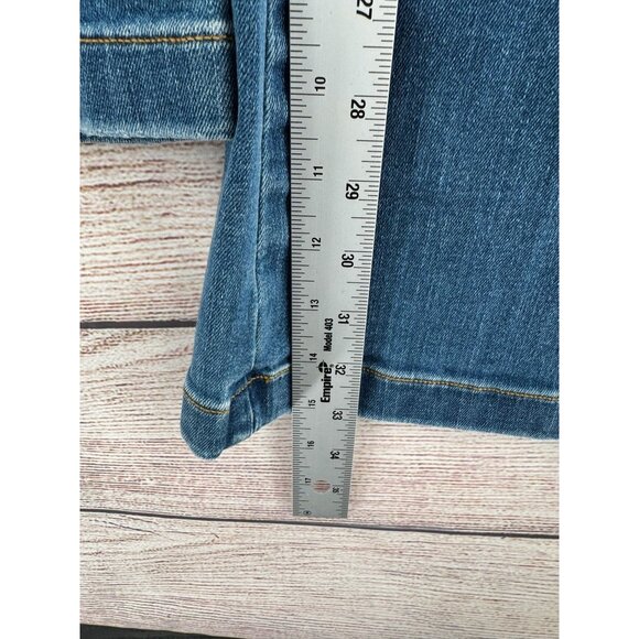 SPANX Shape EveryWear Flare Jeans Women's Size Small Blue Medium Wash Denim - Picture 12 of 13